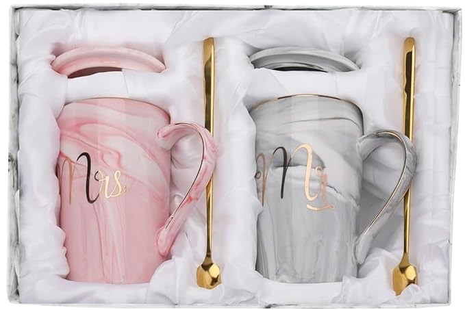 Golden Spoon and Beautiful Gift Box (380ml-Ceramic)